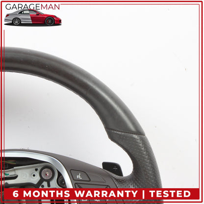 2012-2018 Mercedes C207 E400 E350 Coupe Steering Wheel w/ Paddle Shifters OEM
