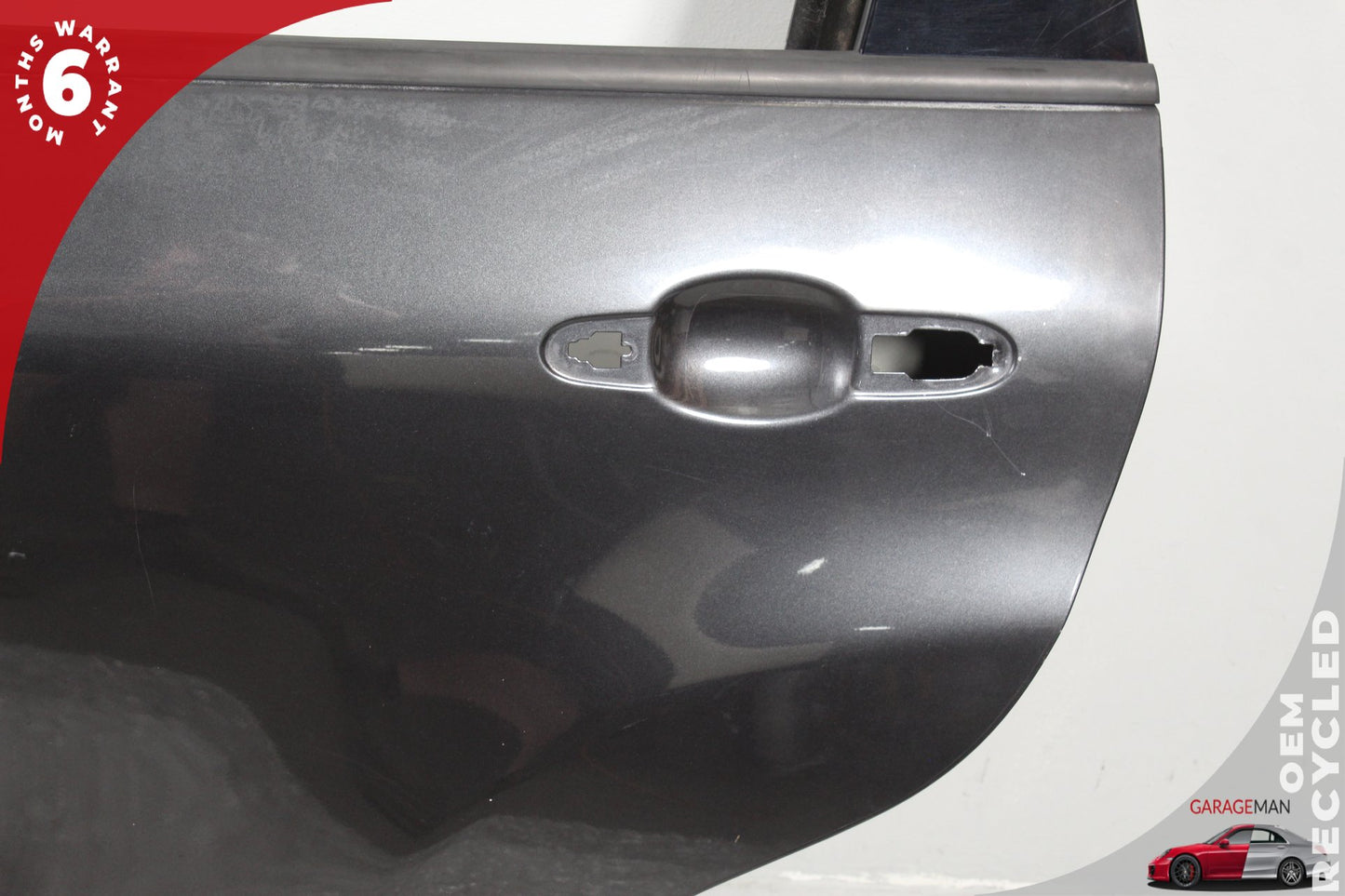 2014-2020 Fiat 500L Rear Left Driver Side Door Shell Panel Gray 68202124AA OEM