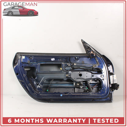 1997-2005 Porsche 911 Carrera Front Left Side Door Shell Blue Metallic OEM