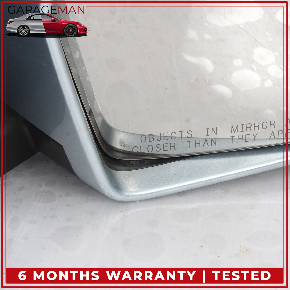 2012-2014 Mercedes W204 C250 Right Door Rear View Mirror Silver Metallic OEM