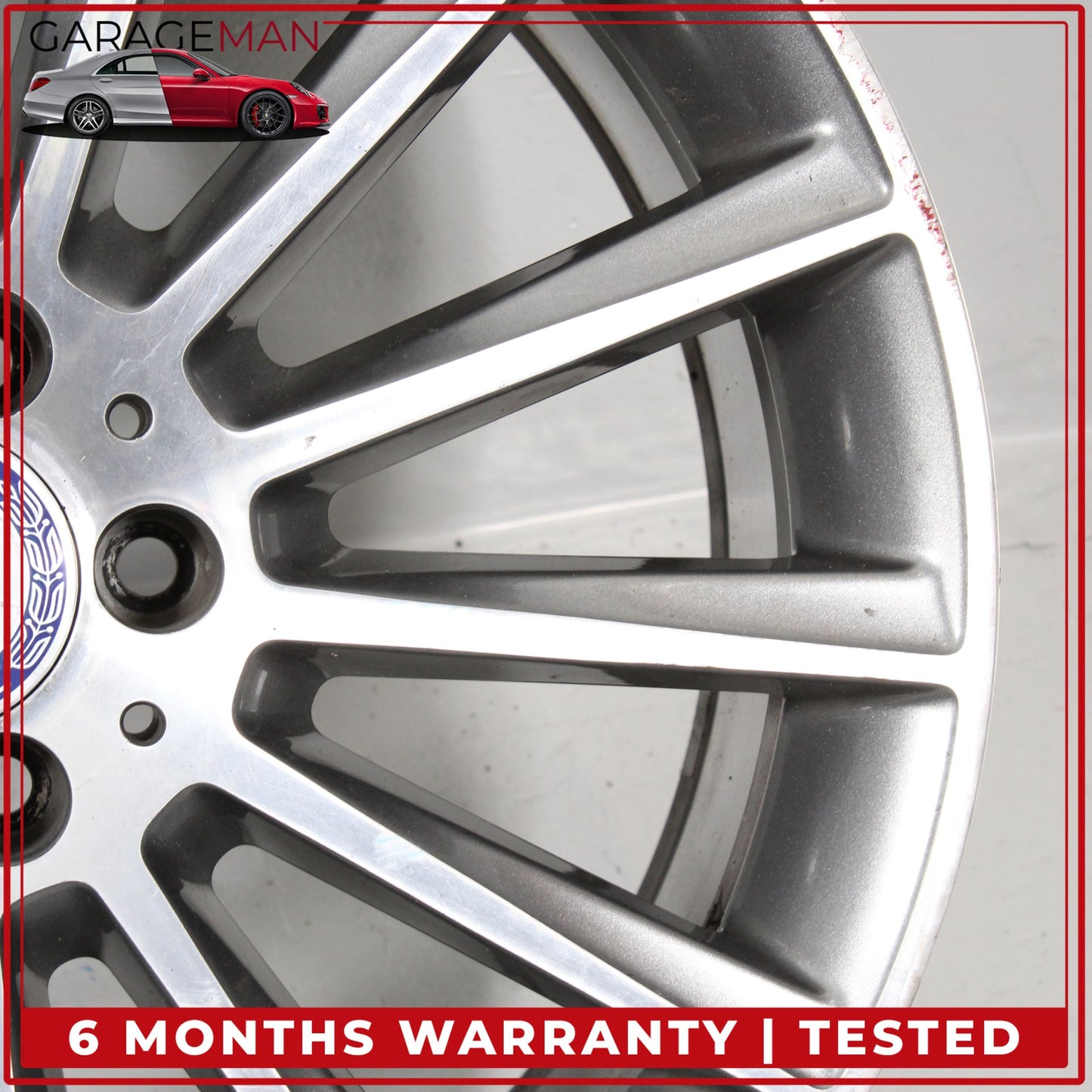 2015-2023 Mercedes W205 C300 Rear Side Wheel Rim 8.5JX19 H2 ET52 2054011400 OEM