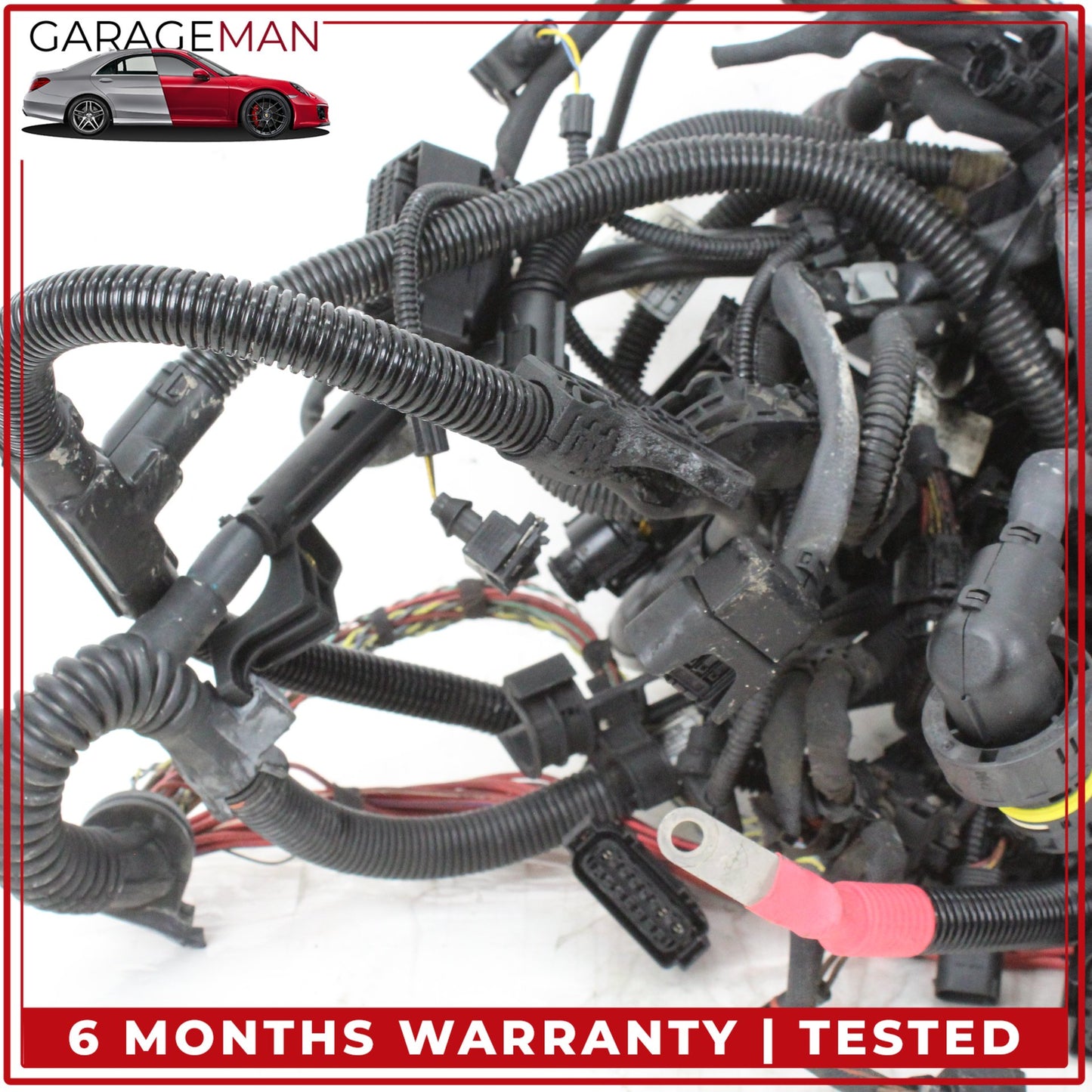 2012-2018 BMW 650i F06 N63 4.4L Engine Motor Wiring Harness Set 7633268 OEM