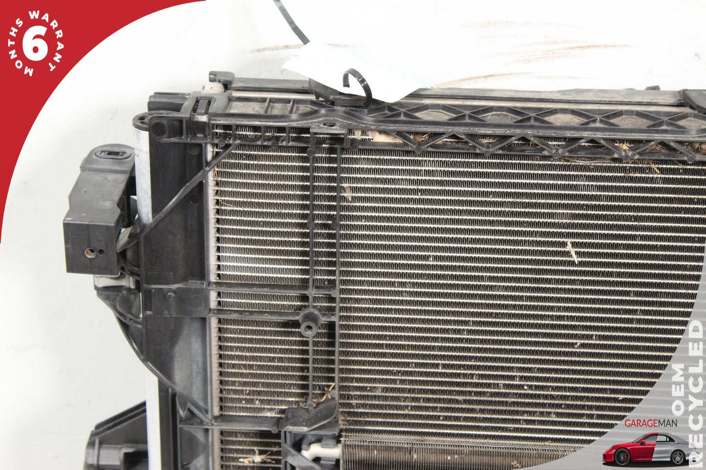 2011-2018 Porsche Cayenne 958 Engine Radiator A/C Condenser Cooler w/ Fan Motor