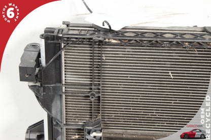 2011-2018 Porsche Cayenne 958 Engine Radiator A/C Condenser Cooler w/ Fan Motor