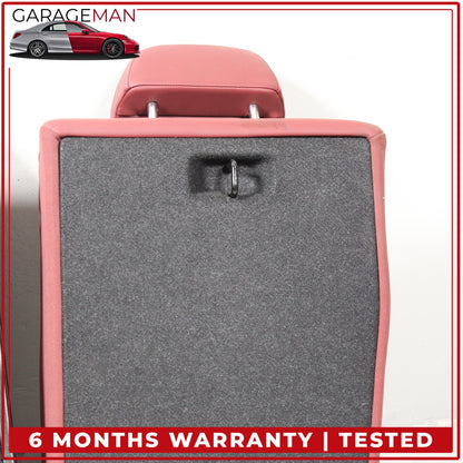 2019-2025 BMW 330i Rear Left and Right Upper Seat Cushion w/ Arm Rest Red OEM