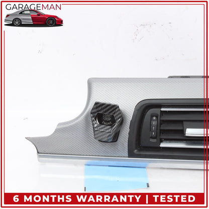 2012-2019 BMW 650i Front Dash Center AC Air Vent Trim w/ Engine Start Button OEM