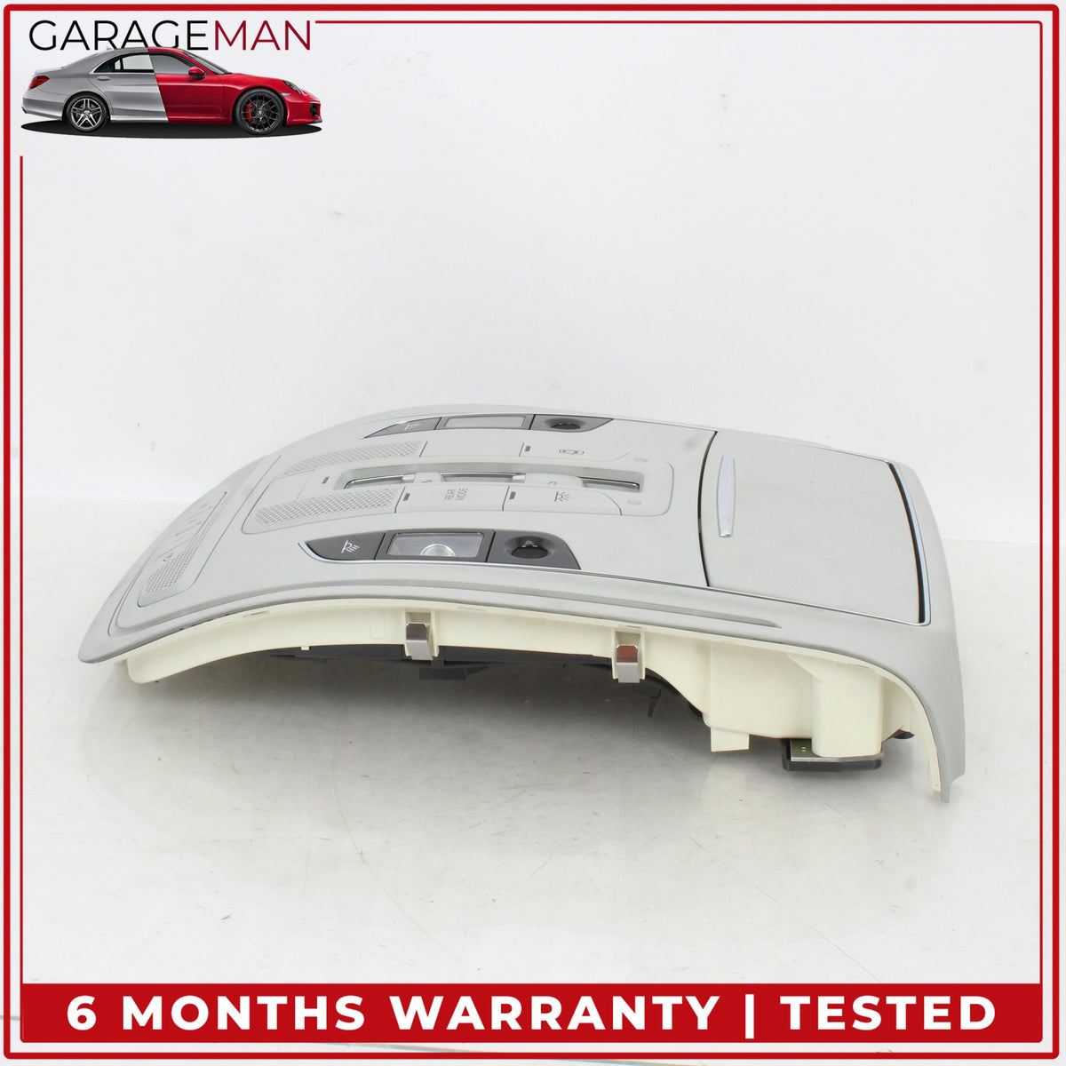 2011-2018 Audi A8 S8 Front Upper Overhead Dome Light Lamp Gray 4H0959719 OEM