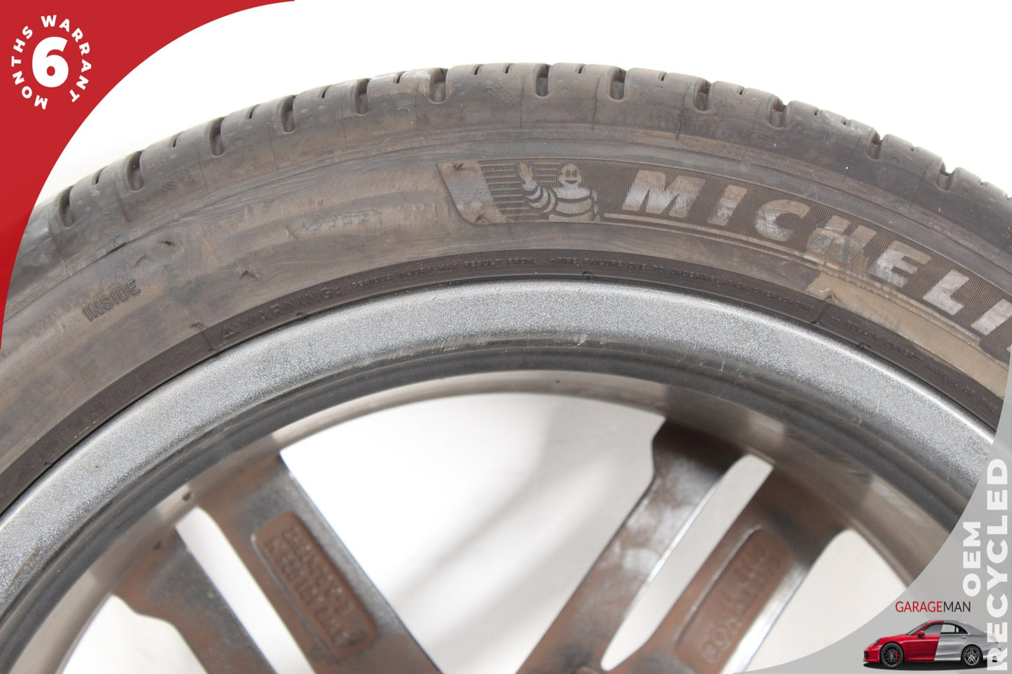 2017-2020 Audi A4 S4 5 Spoke Wheel Rim w/ Michelin Tire 8.0Jx18H2 8W0601025M OEM