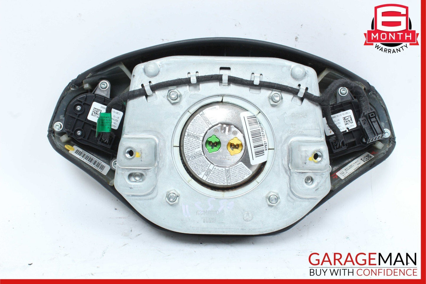 10-14 Mercedes W221 S550 S600 CL550 Steering Wheel Airbag Air Bag Black OEM