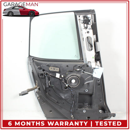 2014-2021 BMW i3 Rear Left Driver Side Door Shell w/ Window Glass Silver OEM