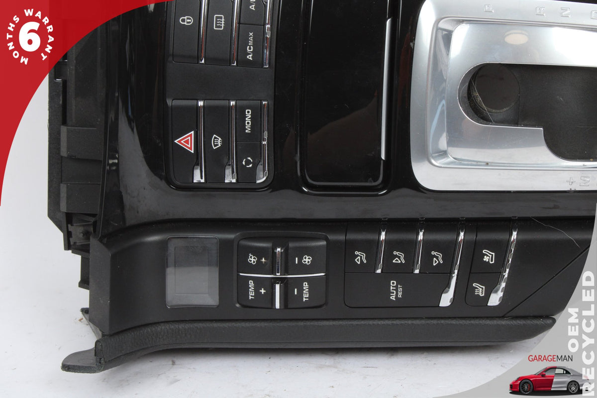 2011-2012 Porsche Cayenne 92A SUV AC Temperature Climate Control Panel 7P5863324F Genuine