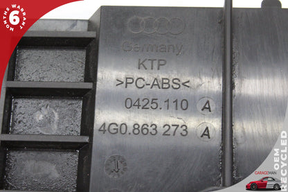 12-18 Audi A6 C7 Sedan  Front Center Console Storage Bin Tray 4G0863273 Genuine