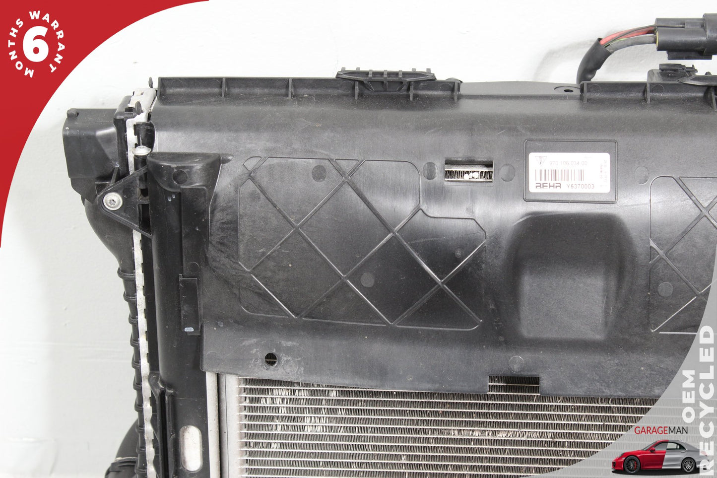 2010-2016 Porsche Panamera Sedan Engine Cooling Radiator AC A/C Condenser Assembly 97010606106
