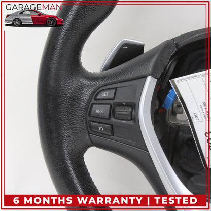 2014-2020 BMW 430i Front Left Steering Wheel w/ Paddle Shifters 62562150E OEM