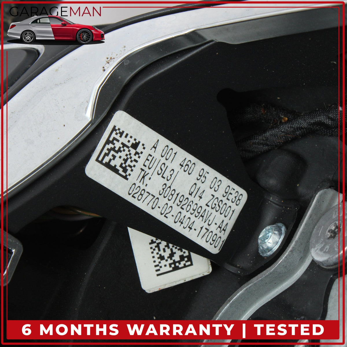 2014-2020 Mercedes X156 GLA250 Front Left Steering Wheel w/ Paddle Shifters OEM