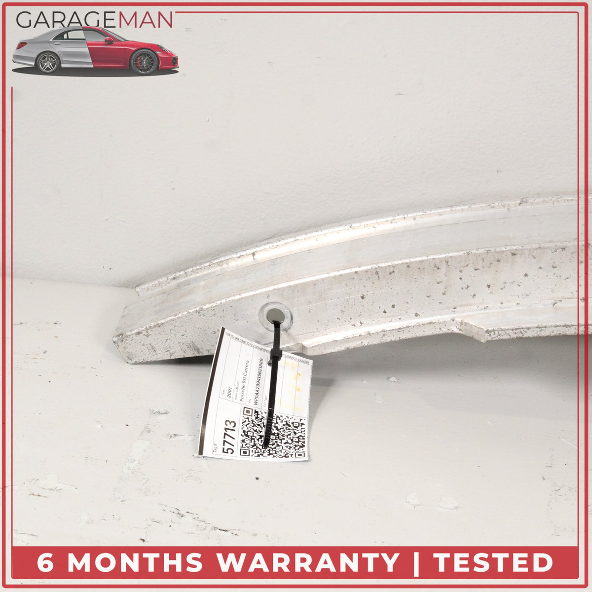 1997-2005 Porsche 911 Carrera 996 Front Bumper Reinforcement Impact Bar OEM