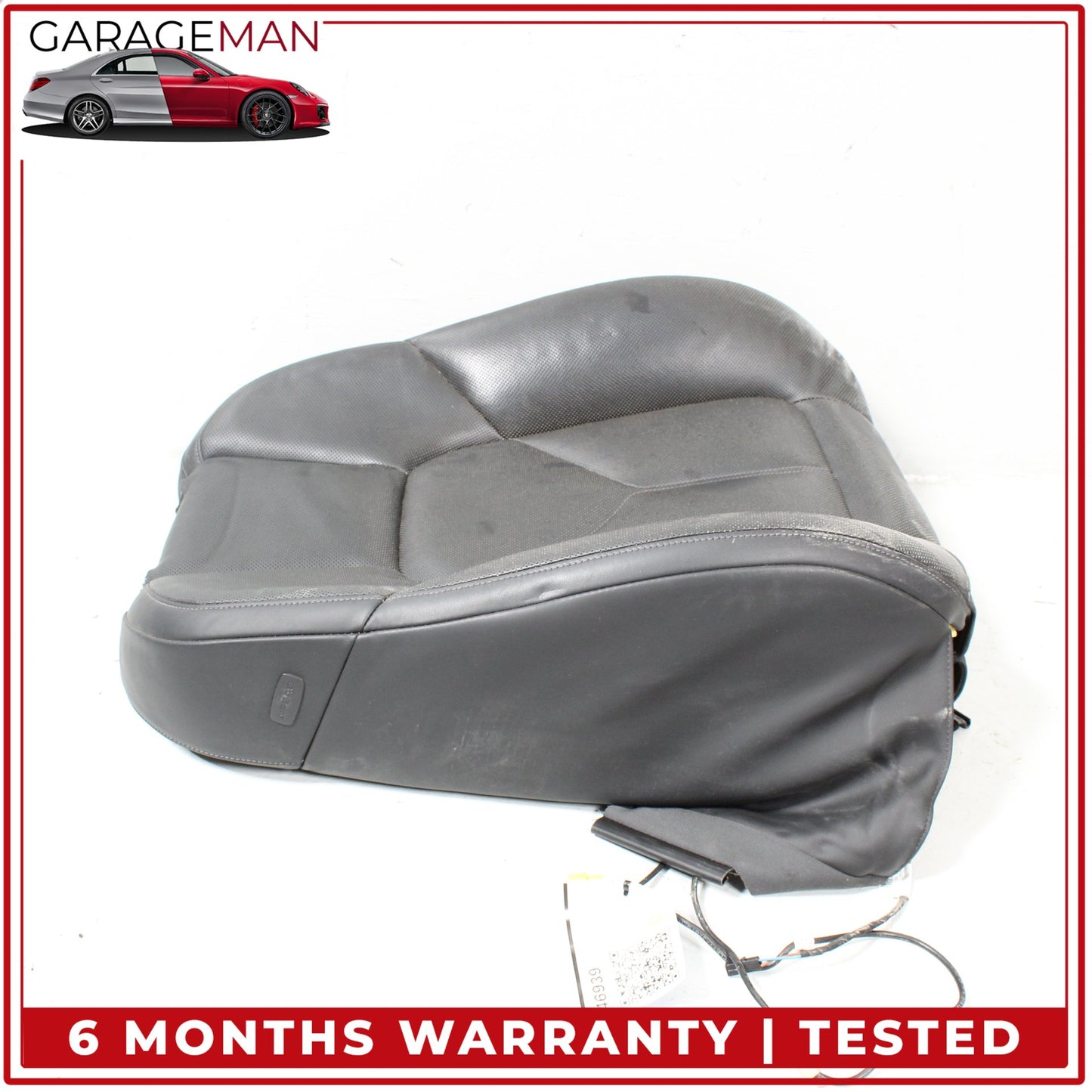2011-2018 Porsche Cayenne 958 Front Right Side Top Upper Seat Cushion Black OEM