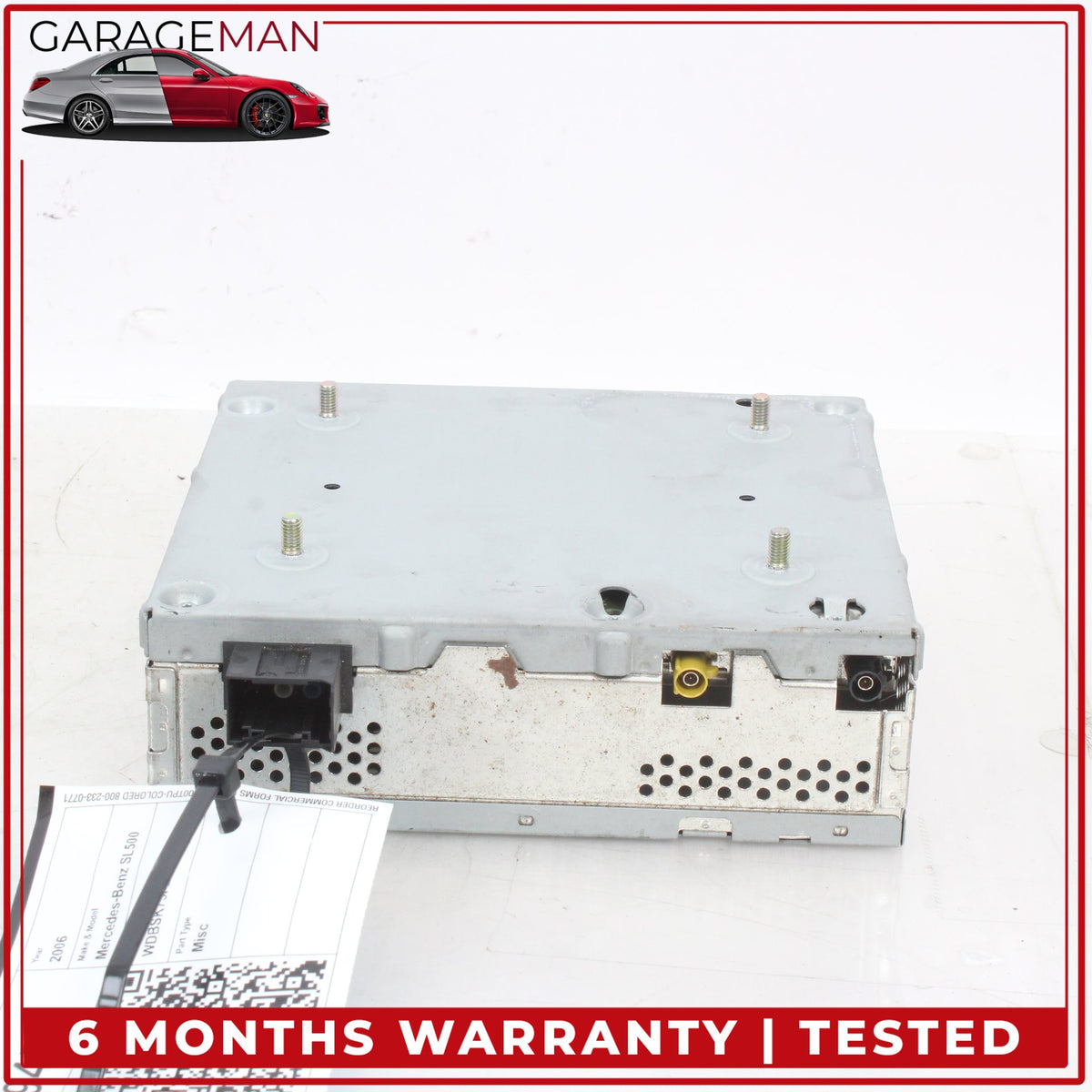2004-2008 Mercedes R230 SL500 Audio Amplifier AMP Harman Becker 2208702989 OEM