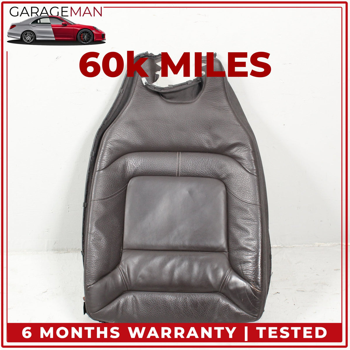 2014-2021 BMW i3 I01 Front Left Side Upper Top Seat Cushion Brown 7365689 OEM