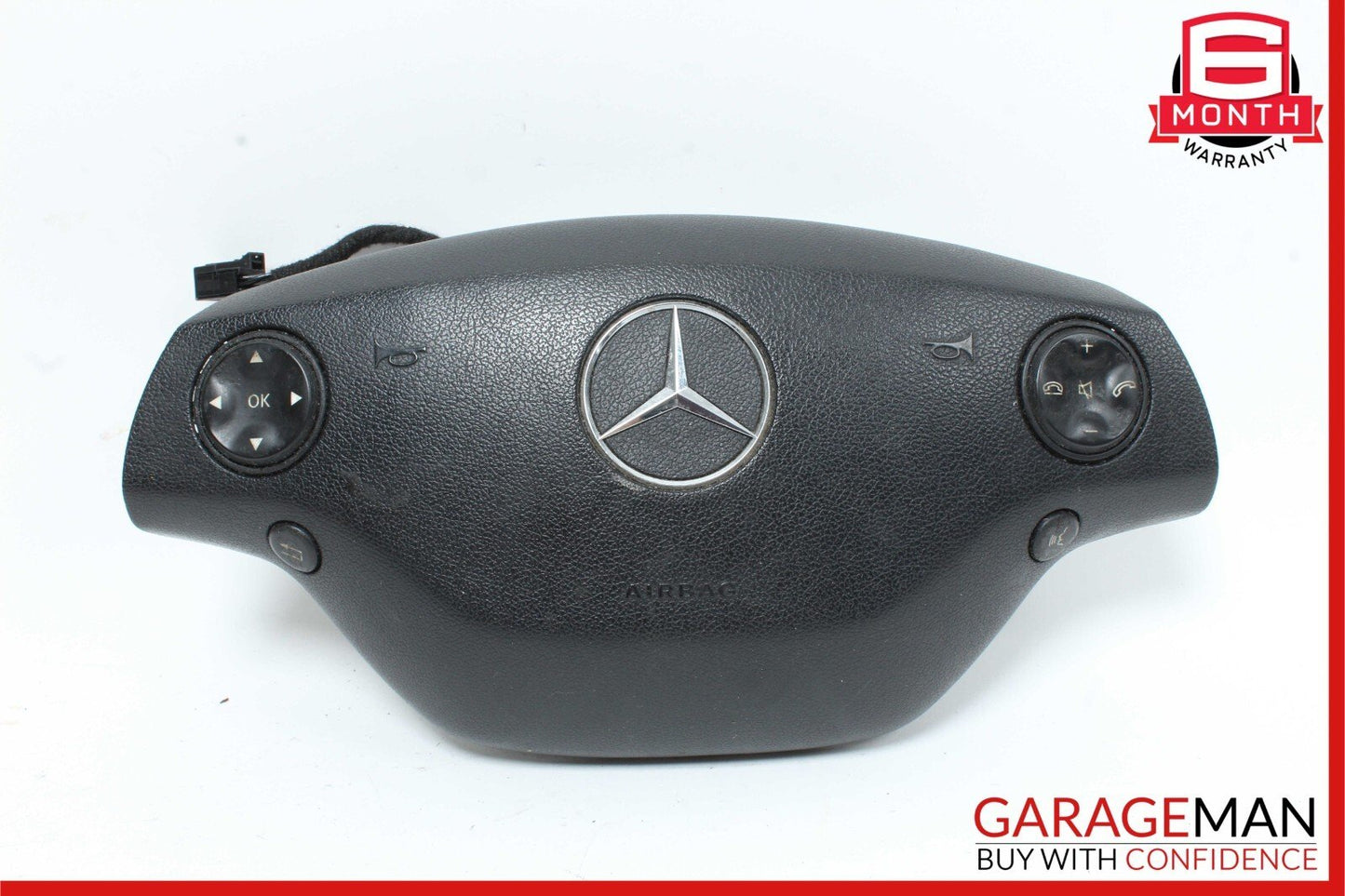 07-10 Mercedes W221 S450 S550 CL550 Steering Wheel Airbag Air Bag Assembly Black