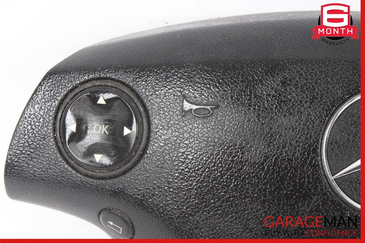 07-10 Mercedes W221 S550 CL500 CL550 Steering Wheel Airbag Air Bag Black OEM
