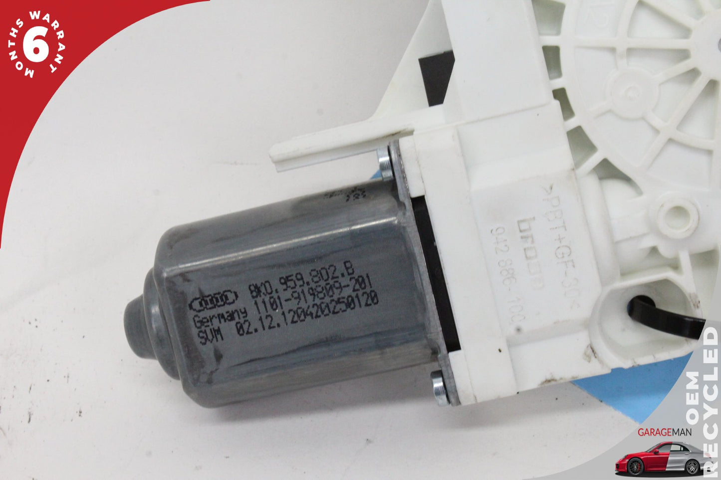 12-18 Porsche Cayenne 92A Rear Right Window Regulator Motor 8K0959802B OEM