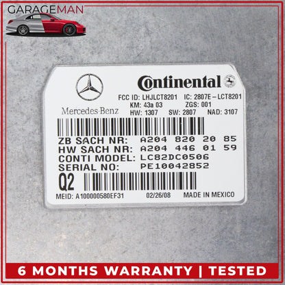 2007-2014 Mercedes W211 E350 Voice Communication Control Module 2048202085 OEM