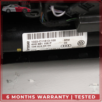 2011-2018 Audi A8 Front Right Side Lower Seat Track Frame Rail w/ Motors OEM