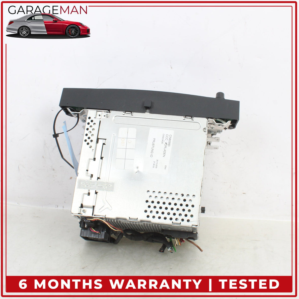 2004-2010 BMW 650i E64 Front Navigation Radio CD Head Unit CCC 9138441 OEM