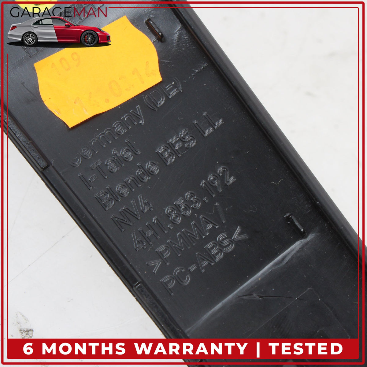 2011-2018 Audi A8 Center Console Dashboard Speedometer Trim Cover Panel Set OEM