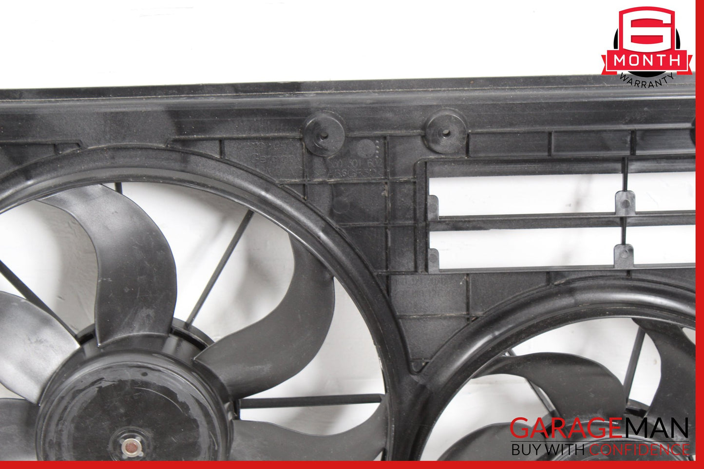 2008-2015 Audi TT 8J Engine Cooling Dual Fan Motor Shroud 1K0121223 OEM