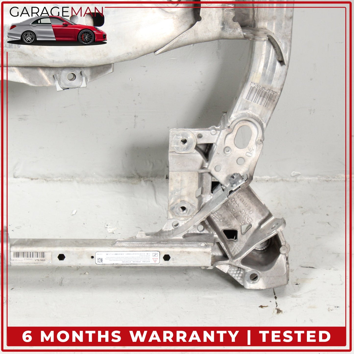 2011-2016 BMW 550i RWD Front Subframe Crossmember Cradle 6796692 OEM