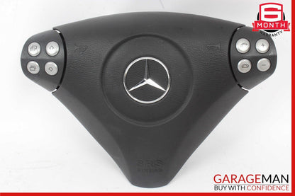 05-08 Mercedes R171 SLK280 C240 C350 Steering Wheel Air Bag Airbag Black OEM