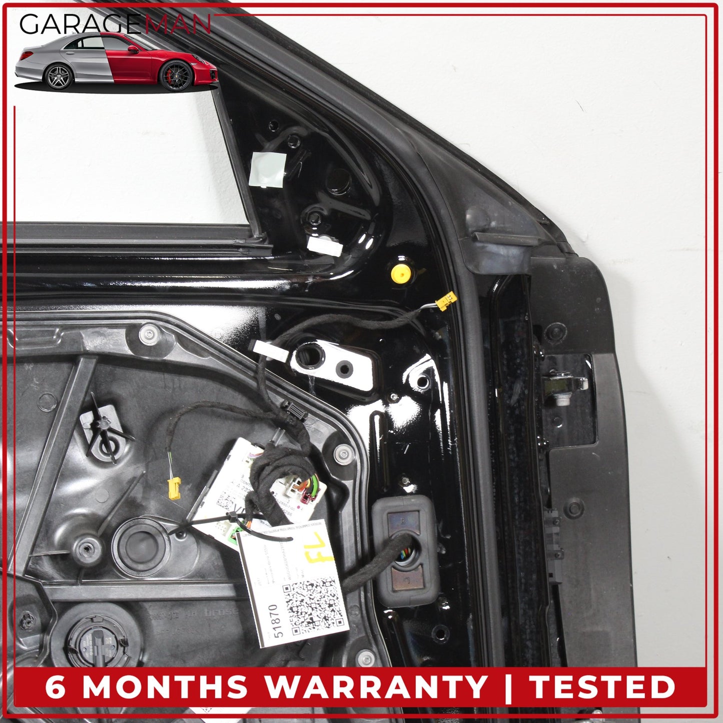 2014-2020 Mercedes W222 S550e S600 Front Left Driver Side Door Shell Black OEM