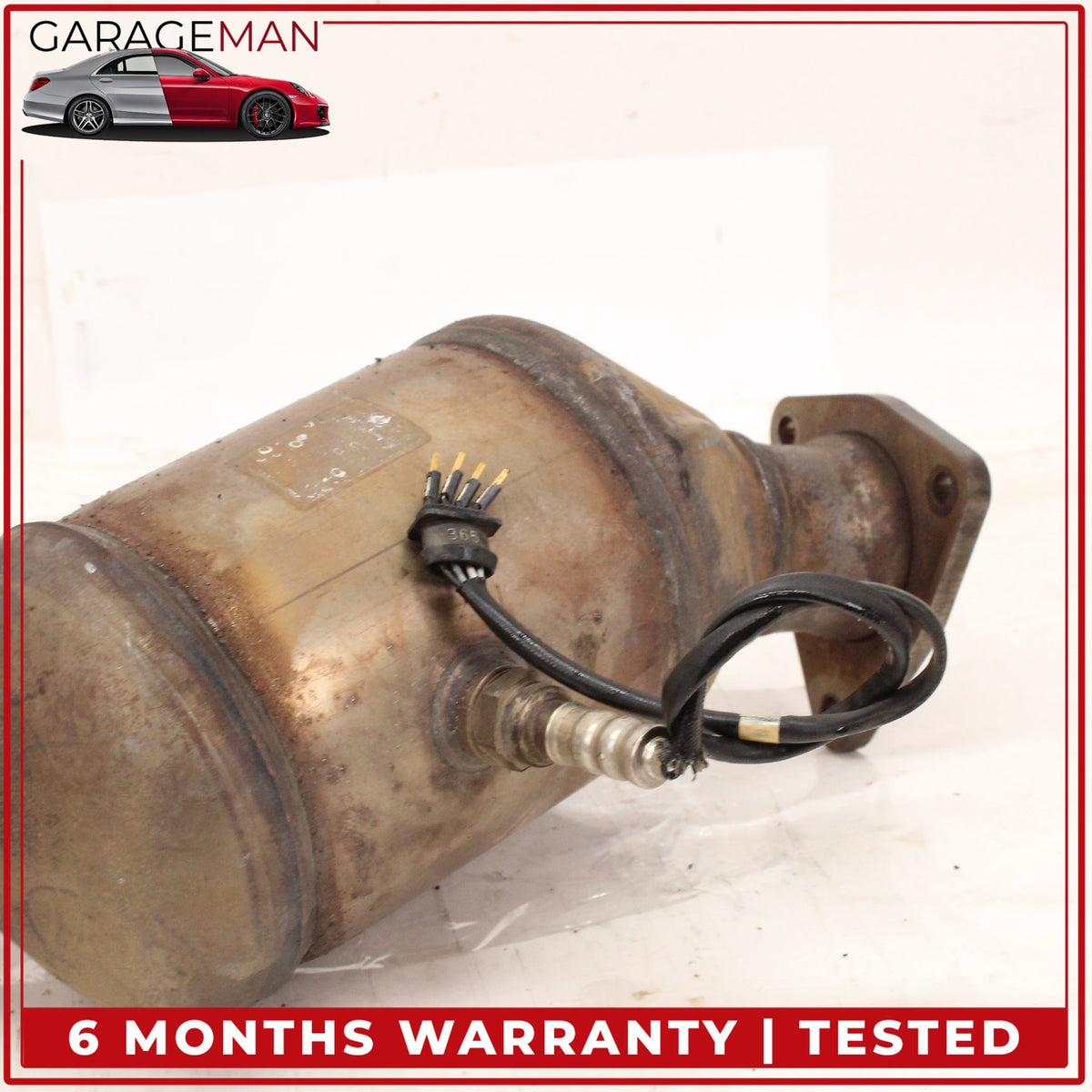 2012-2015 Audi A6 A7 3.0L V6 Engine Left Side Exhaust Downpipe 4G0254202M OEM