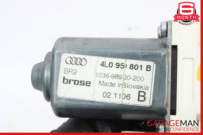 2007-2015 Audi Q7 Rear Left Window Regulator Motor 4L0959801B Genuine