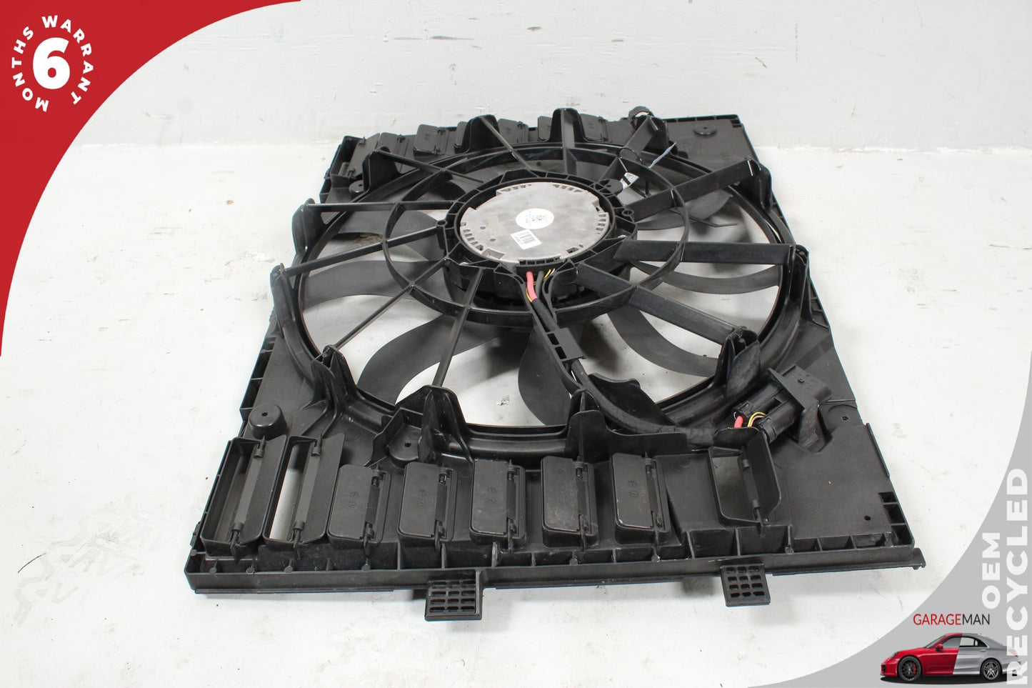 2011-2018 Porsche Cayenne S Hybrid 92A SUV Engine Radiator Cooling Fan Motor Assembly 7P0121203E