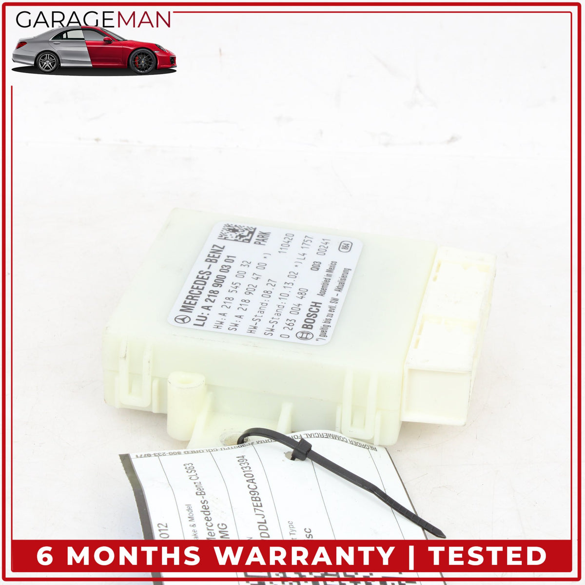 2012-2014 Mercedes W218 CLS63 AMG Parking Distance Control Module 2189000301 OEM