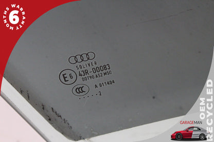 2012-2018 Audi A6 S6 Front Right Passenger Side Door Window Glass 43R00083 OEM