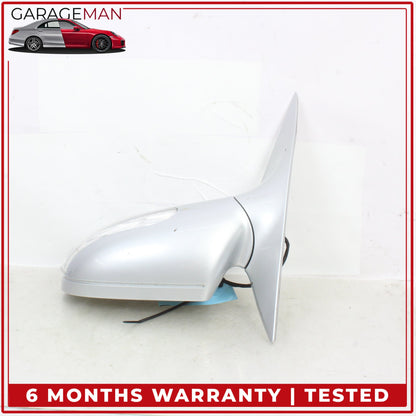 2005-2008 Mercedes R171 SLK280 Left Door Rear View Mirror Silver Metallic OEM