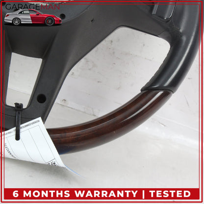 2012-2018 Mercedes W212 E350 CLS550 Steering Wheel w/ Paddle Shifters Wood OEM