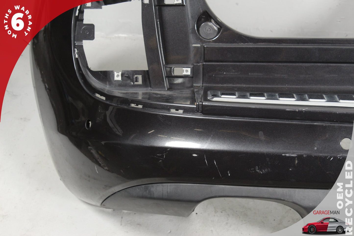 2014-2017 Fiat 500L Hatchback Rear Bumper Cover 735550741 Grey