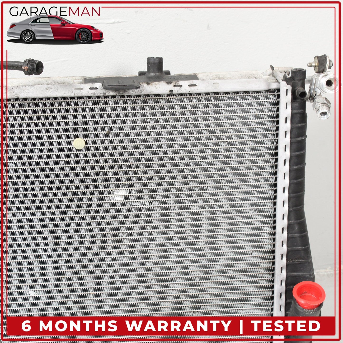 2001-2004 Mercedes-Benz SLK320 R170 Engine Cooling Radiator AC A/C Condenser Assembly 2025007803