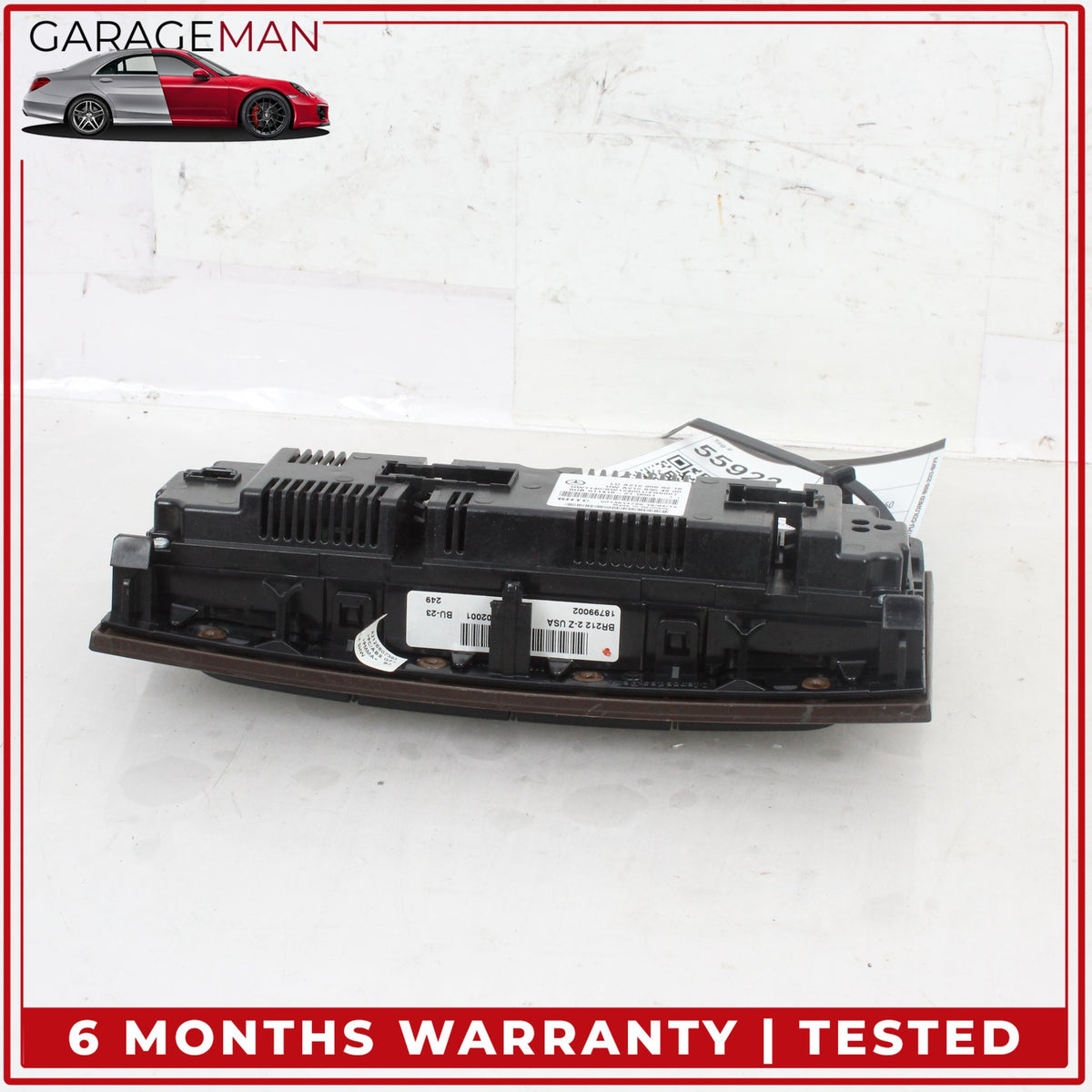 2014-2017 Mercedes W212 E350 Front A/C Heater Climate Control Switch Panel OEM