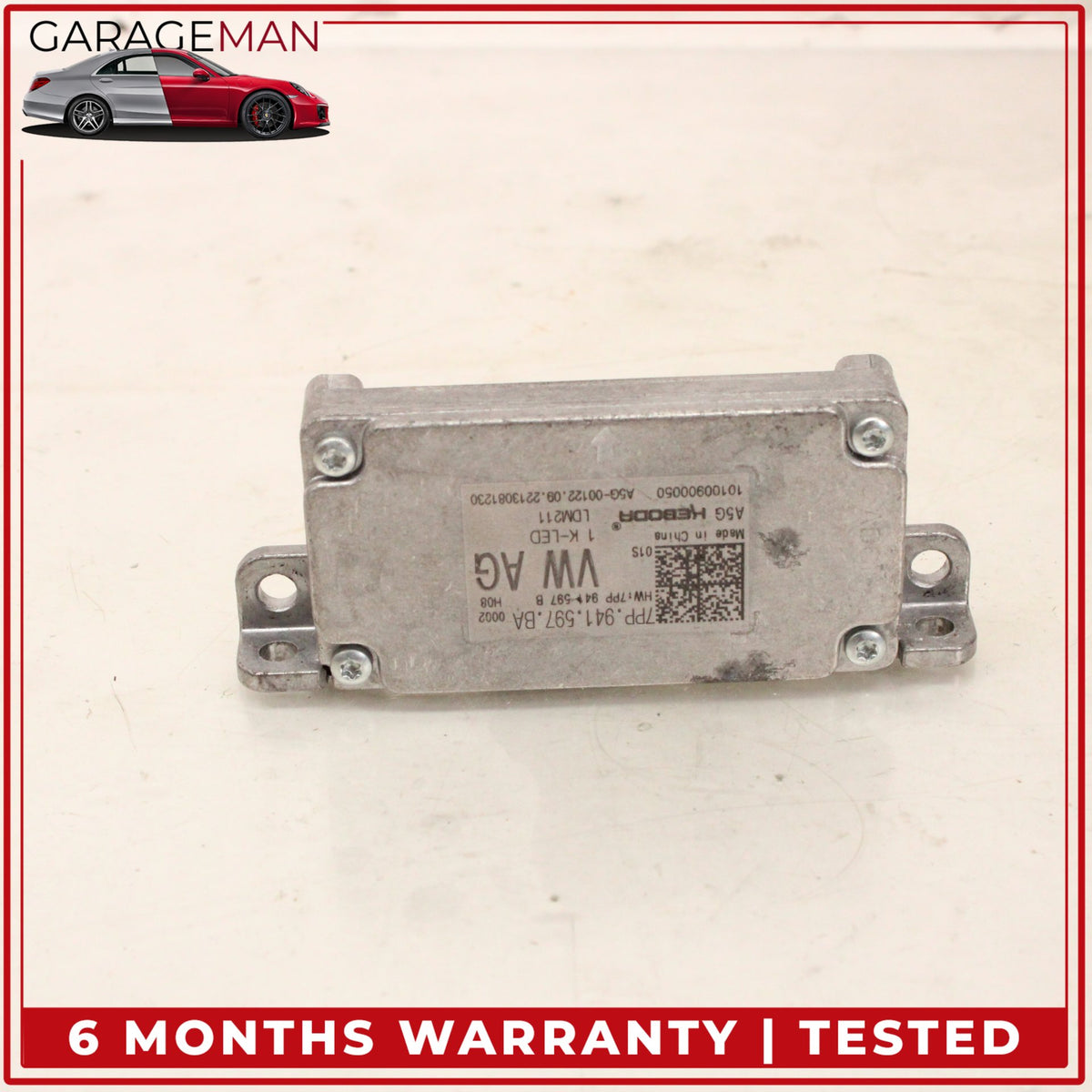 2015-2024 Porsche Macan 95B Head Light Lamp Control Module Unit 7PP941597BA OEM