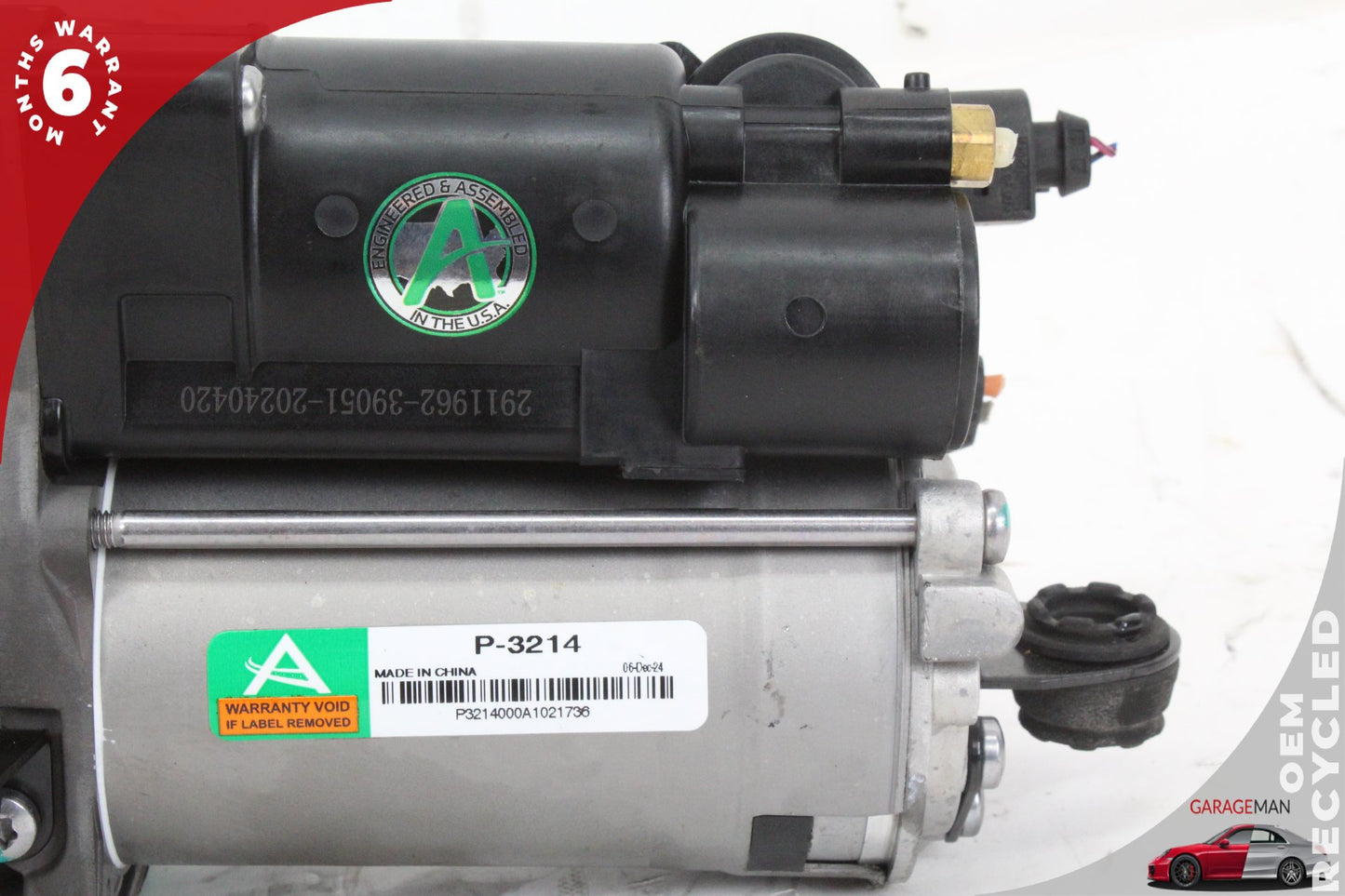 2006-2012 Mercedes X164 GL450 GL550 Air Suspension Compressor Pump P-3214 OEM