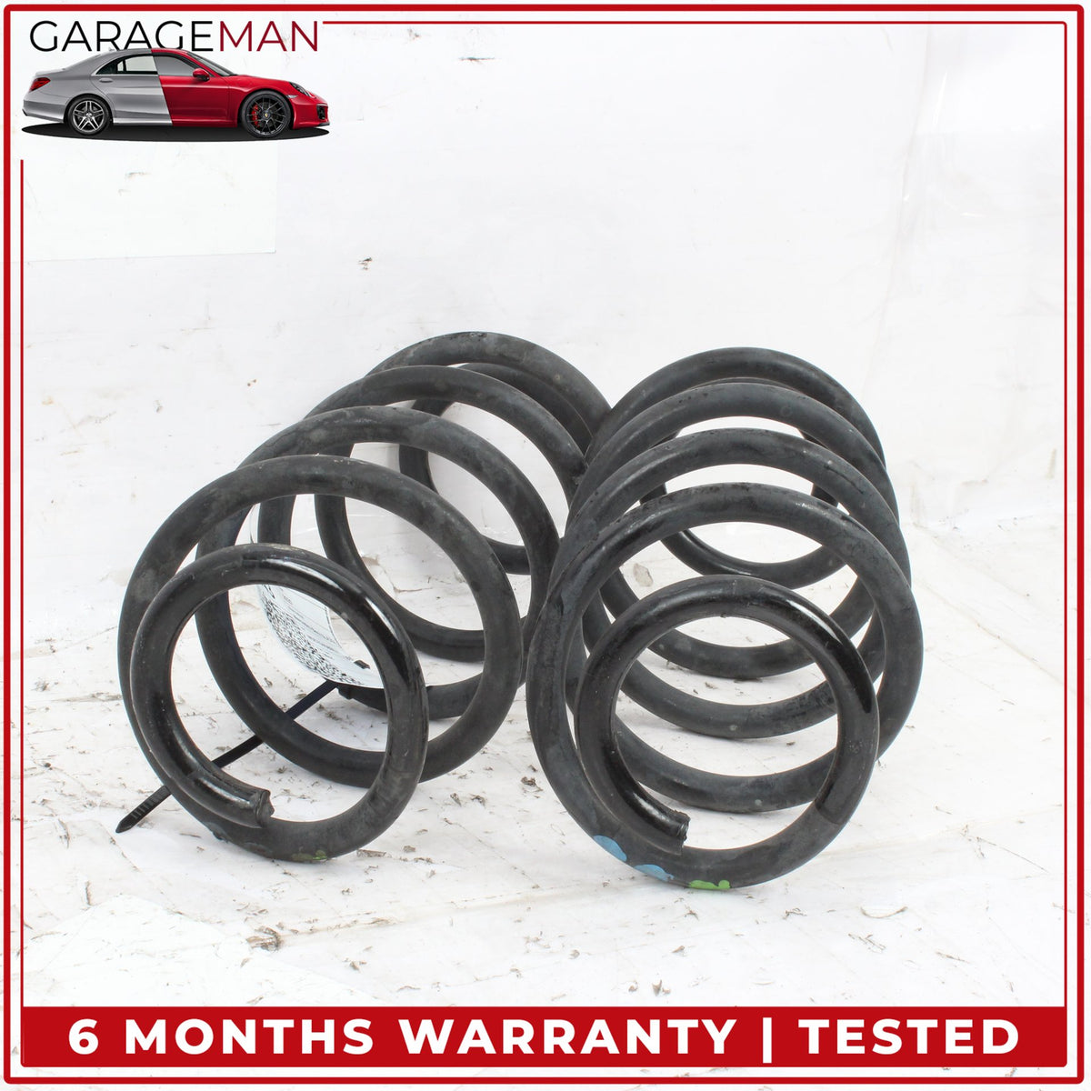 2015-2020 Mercedes X156 GLA250 Rear Left and Right Side Coil Spring Set OEM