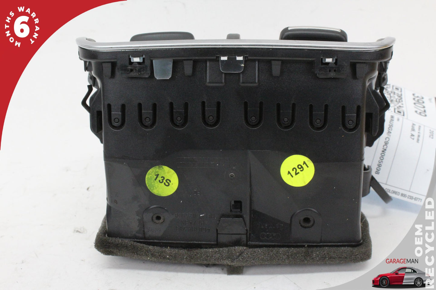 2012-2018 Audi A7 A6 Rear A/C AC Climate Control Dual Air Vent 4G0819203 OEM