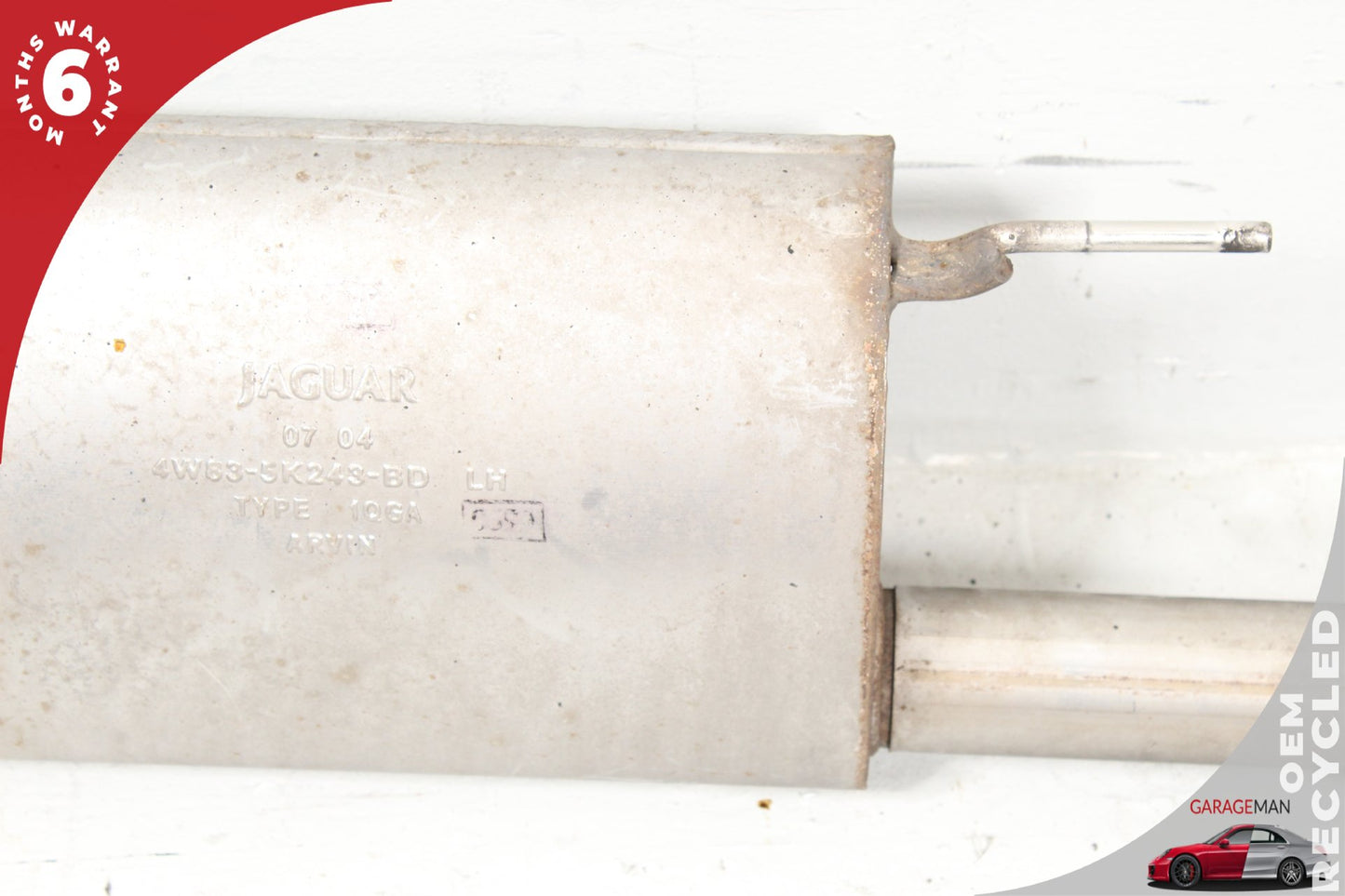 2004-2006 Jaguar XK8 X100 RWD Exhaust Silencer Muffler Pipe 4W835K243BD OEM