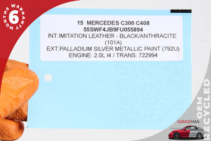 2015-2023 Mercedes W205 C300 Front Left Side Fender Panel Silver 2058800118 OEM